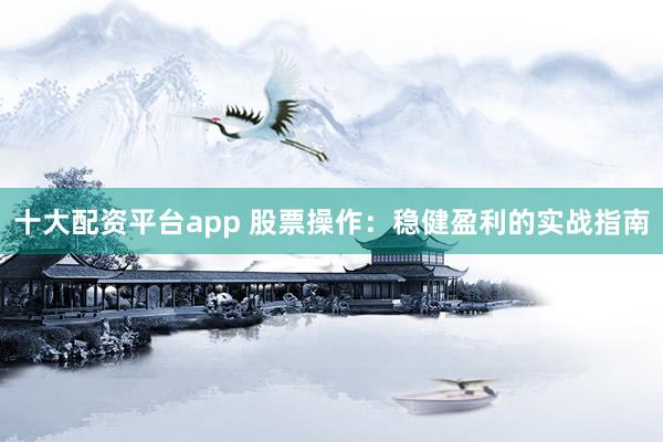 十大配资平台app 股票操作：稳健盈利的实战指南