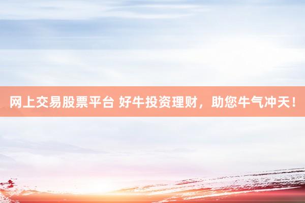 网上交易股票平台 好牛投资理财，助您牛气冲天！