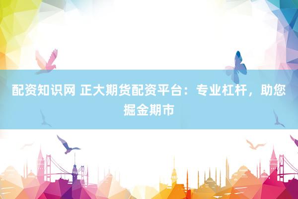 配资知识网 正大期货配资平台：专业杠杆，助您掘金期市