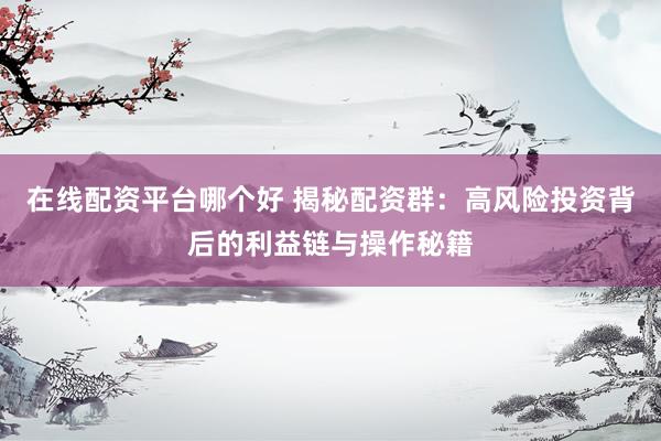 在线配资平台哪个好 揭秘配资群：高风险投资背后的利益链与操作秘籍